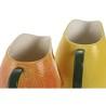 Jarra Home ESPRIT Gres Moderno Limón Naranja (2 Unidades)