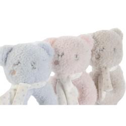 Peluche Sonajero Home ESPRIT 12 x 7 x 17 cm (3 Unidades)