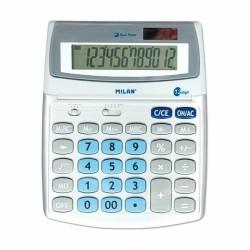 Calculadora Milan 152512BL Blanco Metal