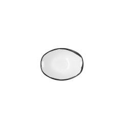 Cuenco Ariane Vital Filo Blanco Negro Cerámica 11,6 cm (8 Unidades)