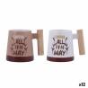 Taza Bidasoa All The Way Multicolor Cerámica 350 ml (12 Unidades)