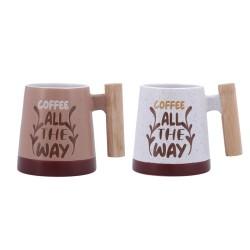 Taza Bidasoa All The Way Multicolor Cerámica 350 ml (12 Unidades)