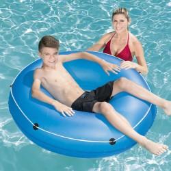 Flotador Hinchable Bestway Ø 119 cm Azul Naranja