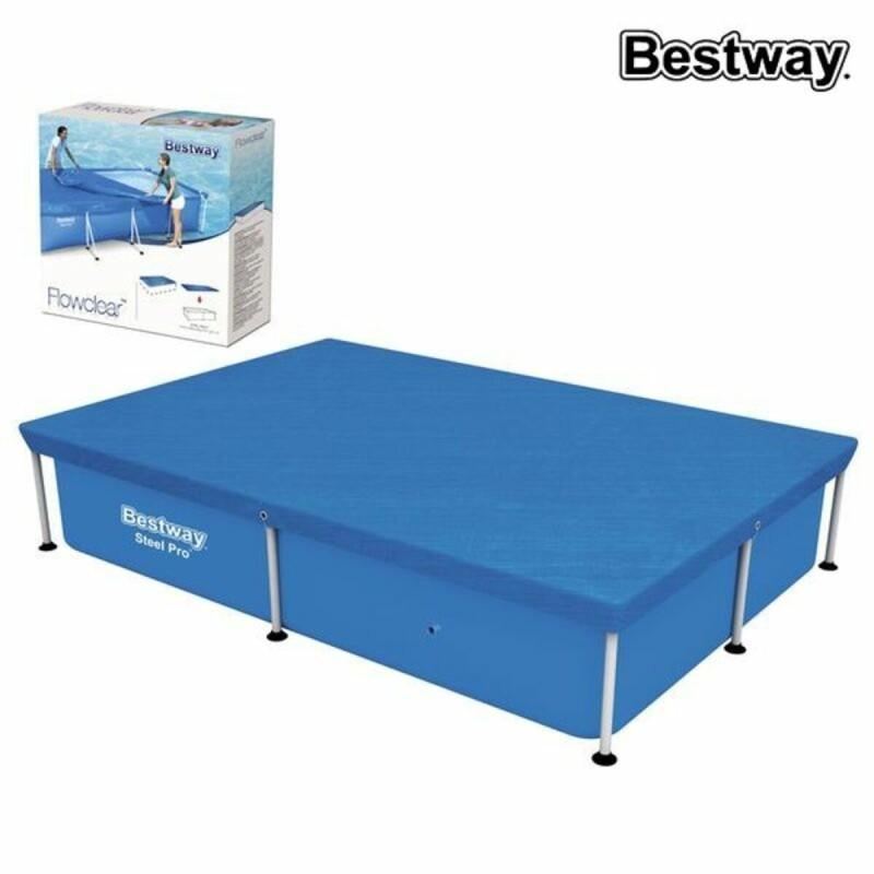 Cubrepiscinas Bestway 221 x 150 cm Azul