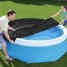 Cubrepiscinas Bestway Ø 244 cm Negro