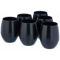 Set de Vasos Chef&Sommelier Primary Negro Vidrio 6 Unidades (36 cl)