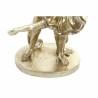 Figura Decorativa DKD Home Decor FZ-95015 18,5 x 11,2 x 29,5 cm Dorado Resina Colonial Mono