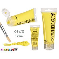 Pintura acrílica Amarillo 120 ml