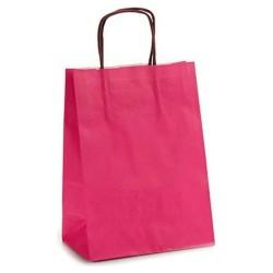 Bolsa de Papel Mini Magenta Papel (8,5 x 30 x 18 cm)