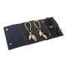 Organizador de Cables DKD Home Decor Negro Multicolor Camel Poliuretano 29 x 1 x 14 cm (4 Unidades)