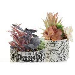 Planta Decorativa DKD Home Decor Cactus Resina Polietileno 11 x 11 x 21 cm (2 Unidades)