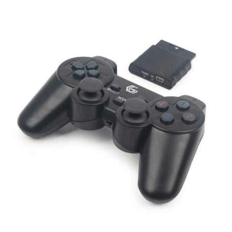 Mando Gaming Inalámbrico GEMBIRD Dual Gamepad PC PS2 PS3 Negro