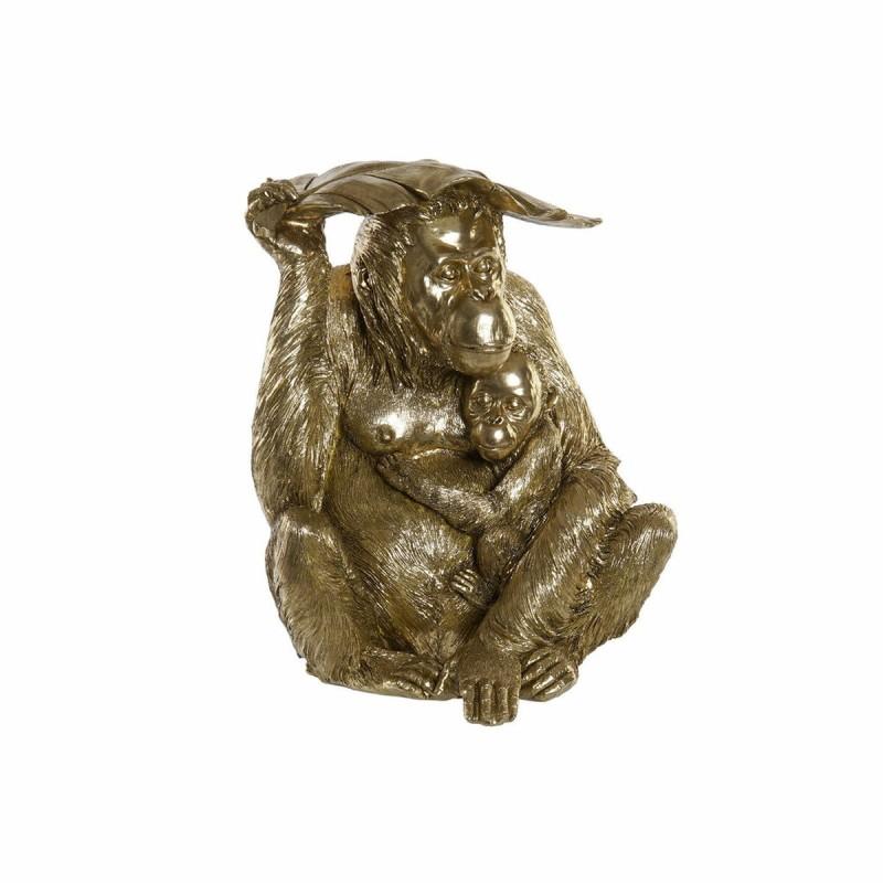 Figura Decorativa DKD Home Decor RF-170825 Dorado Colonial 39 x 39 x 50 cm Hoja de planta