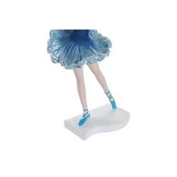 Figura Decorativa DKD Home Decor Azul Romántico Bailarina Ballet 11 x 6 x 23 cm