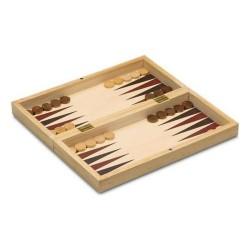 Set 3 Juegos de Mesa Cayro 648 Madera 29 x 29 cm 3 en 1 Ajedrez Backgamon Damas