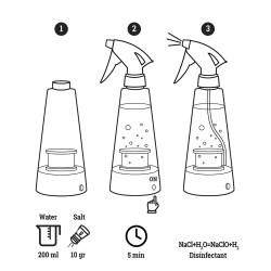 Generador de Desinfectante por Electrolisis D-Spray InnovaGoods