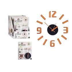 Reloj de Pared Adhesivo ABS Ø 35 cm