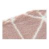 Alfombra DKD Home Decor Rosa Poliéster (60 x 2.4 x 1 cm)