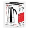 Cafetera Italiana Haeger Moka Acero Inoxidable 18/10