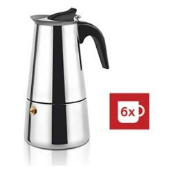 Cafetera Italiana Haeger Moka Acero Inoxidable 18/10