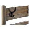 Perchero DKD Home Decor Madera Metal (46 x 9 x 1 cm)