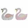 Perchero de Pared DKD Home Decor Madera Infantil Cisne 40 x 4 x 38,5 cm (2 Unidades)