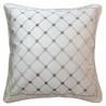 Cojín DKD Home Decor 8424001850327 Gris 45 x 10 x 45 cm Blanco Rombos