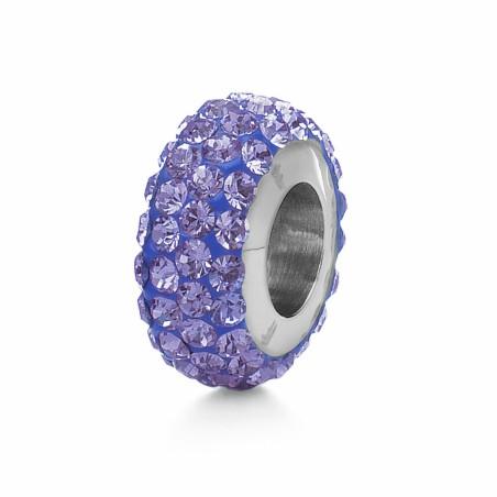 Abalorio Mujer Folli Follie 3P0F024V Morado (1 cm)