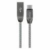 Cable USB A a USB C DCU 30402015 metálico Plateado 1 m