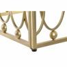 Mesa auxiliar DKD Home Decor Espejo Dorado Metal MDF (57 x 57 x 52 cm)