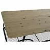 Mesa auxiliar DKD Home Decor Negro Cobre Natural PVC Metal Abeto 112 x 54 x 52 cm