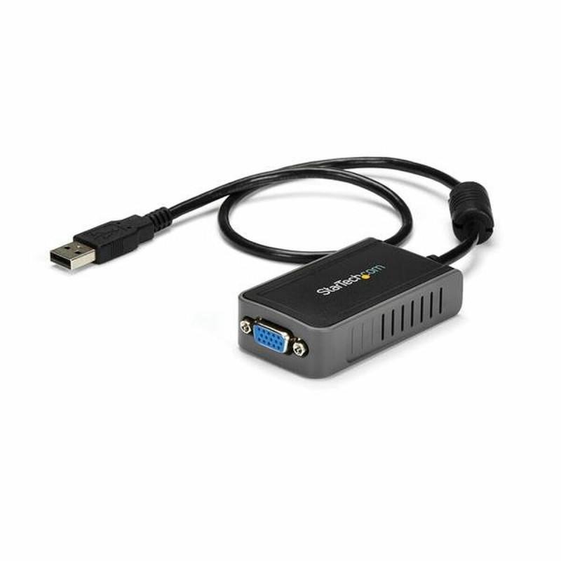 Adaptador USB a VGA Startech USB2VGAE2            Negro