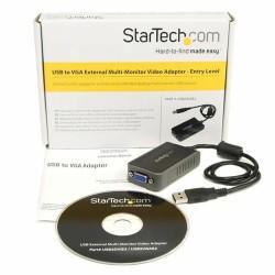 Adaptador USB a VGA Startech USB2VGAE2            Negro