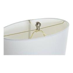 Lámpara de mesa DKD Home Decor 8424001806843 Blanco Dorado Plateado Metal 60 W 220 V 40 x 22 x 64 cm