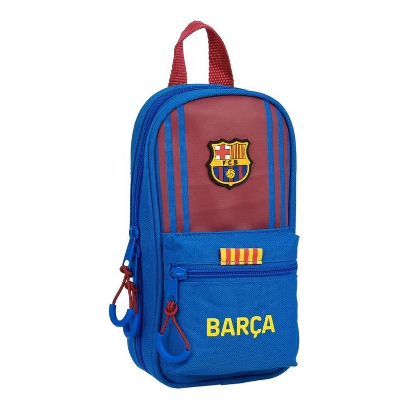 Plumier Mochila F.C. Barcelona M847 Granate Azul marino 12 x 23 x 5 cm