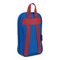 Plumier Mochila F.C. Barcelona M847 Granate Azul marino 12 x 23 x 5 cm