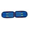 Plumier Mochila F.C. Barcelona M847 Granate Azul marino 12 x 23 x 5 cm