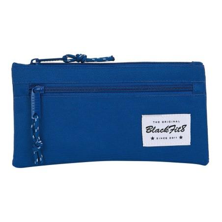 Estuche Escolar BlackFit8 Oxford Azul oscuro (22 x 11 x 1 cm)