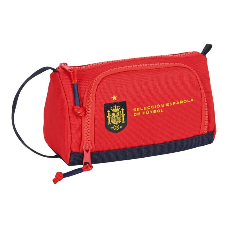 Estuche Escolar RFEF Azul Rojo 20 x 11 x 8.5 cm