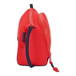 Estuche Escolar RFEF Azul Rojo 20 x 11 x 8.5 cm (32 Piezas)