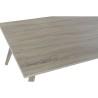 Mesa de Centro DKD Home Decor Multicolor Natural Metal Madera MDF 120 x 60 x 45 cm