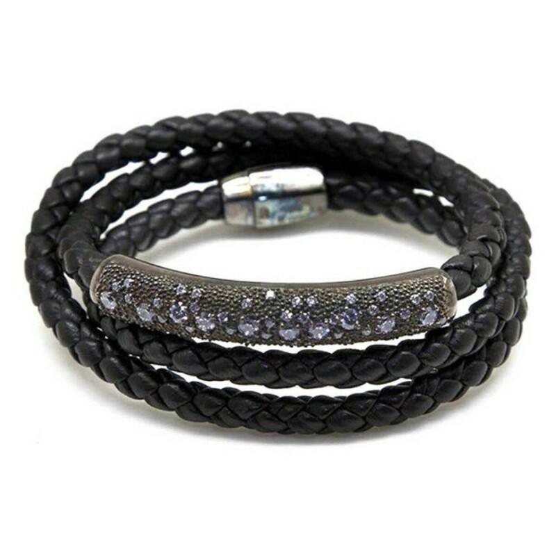 Pulsera Mujer Pesavento W1STRB010 Negro Plata de ley (19 cm)