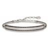 Pulsera Unisex Thomas Sabo LBA0009-643-11 Plateado Negro 19 cm 15-18 cm