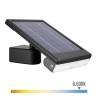 Aplique de Pared EDM LED Solar Negro 6 W 720 Lm (6500 K)