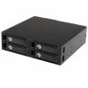 Rack Startech SATSASBP425 Negro Portátil 2,5"