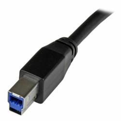 Cable USB A a USB B Startech USB3SAB5M Negro