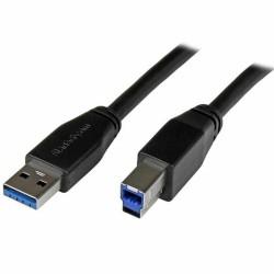 Cable USB A a USB B Startech USB3SAB10M           Negro