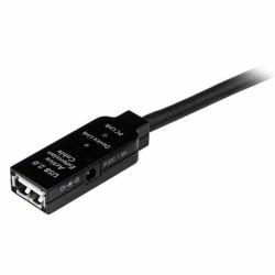 Cable USB Startech USB2AAEXT25M Negro