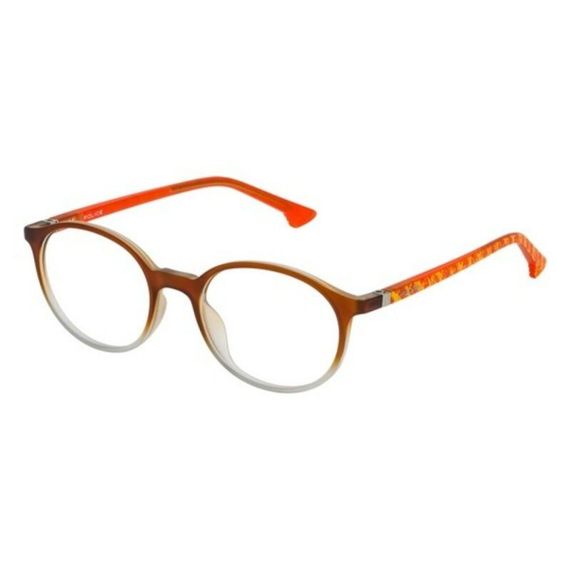 Montura de Gafas Police VK0514704GF Naranja Ø 47 mm Infantil