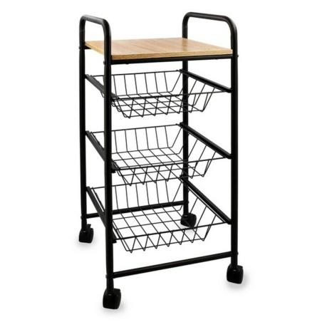 Carrito Verdulero Quid Square Metal (34 x 34 x 76 cm)